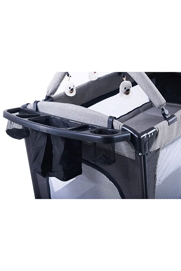 Anne Yanı Park Yatak Sallanır Cibinlikli Oyun Parkı Beşik